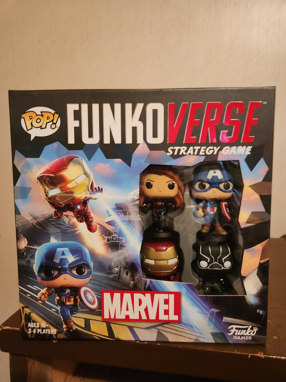 Funko Marvel FunkoVERSE Strategy Game - Blue, Red & Black Character Pack